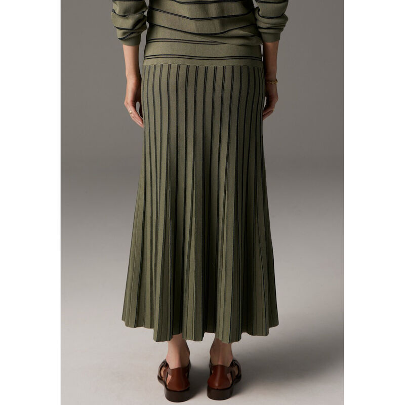 POL Gizelle Lurex Pleat Skirt image number 1